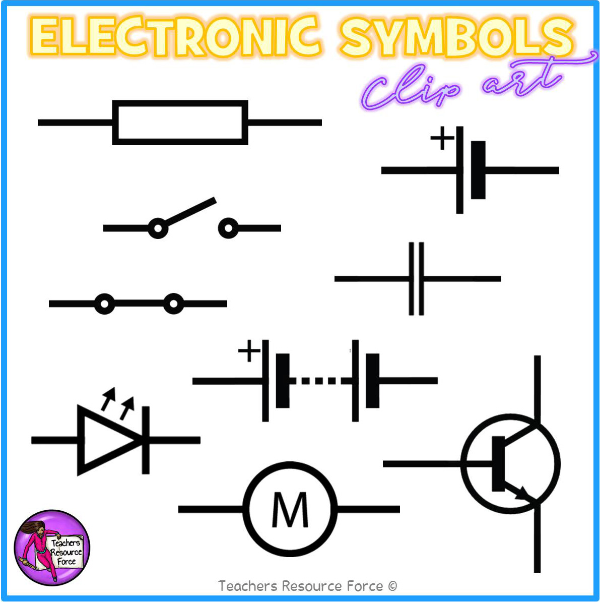 electronic-components-and-circuit-symbols-clip-art-shop-trf-one