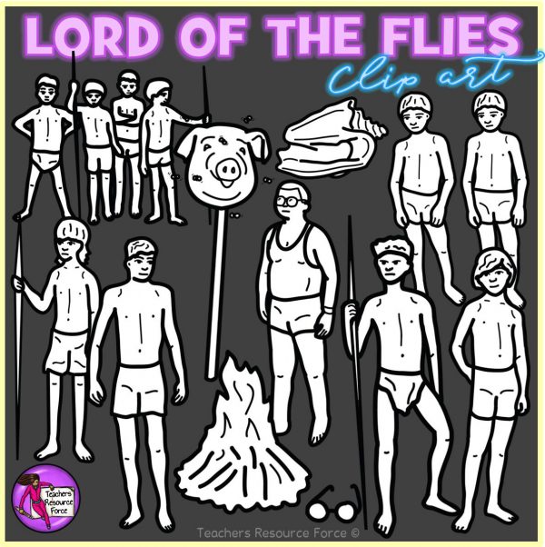 Lord of the Flies Realistic Clip Art