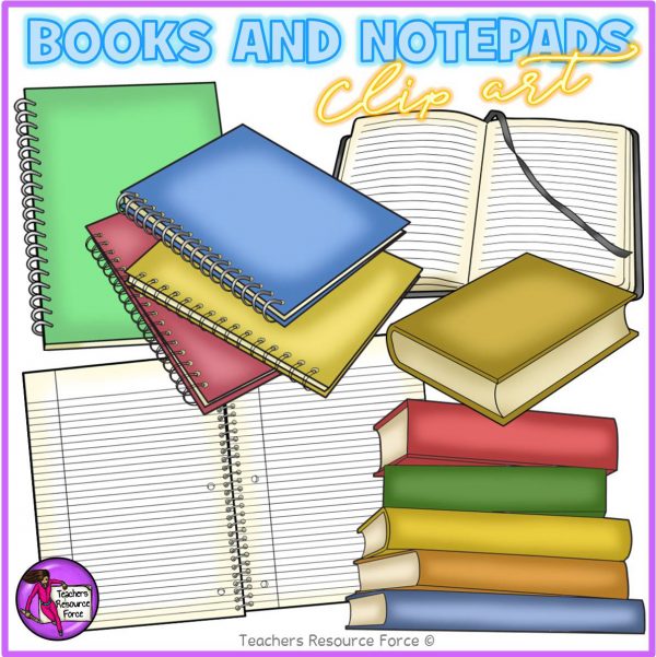 Different Types of Books Clip Art