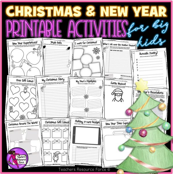 Christmas and New Year Activities for Big Kids