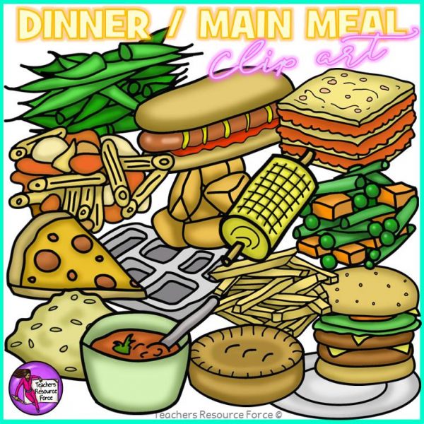 Main Meal Dinner Food Clip Art