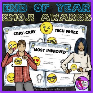End of the Year Emoji Awards for Big Kids