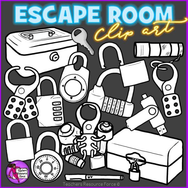 Escape Room / Break Out Clip Art