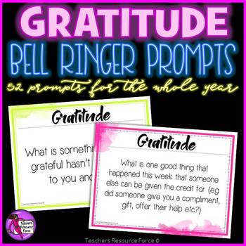 Gratitude Bell Ringers – 52 Prompts for a Whole Year