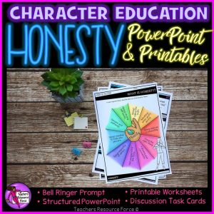 Honesty Character Education: PowerPoint, Activities, Discussion Cards