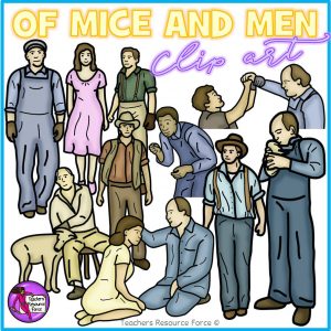 Of Mice and Men Realistic Clip Art