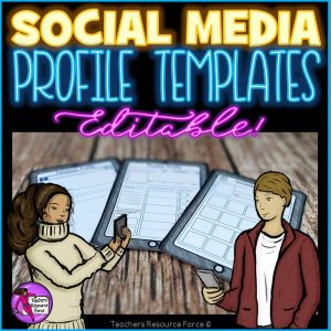 All about me social media profile templates