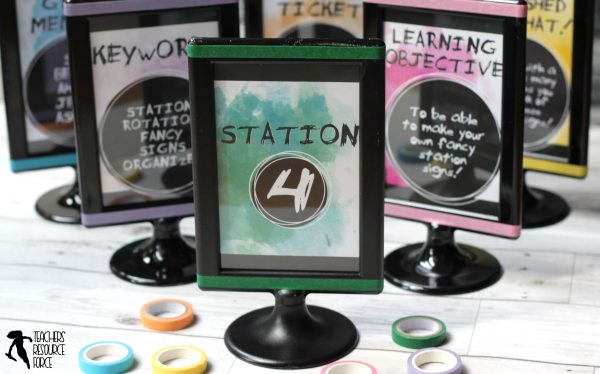 Station Centre Signs for Middle / High School