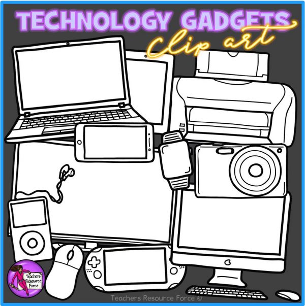 Technology Clip Art: Gadgets for the Office / Classroom