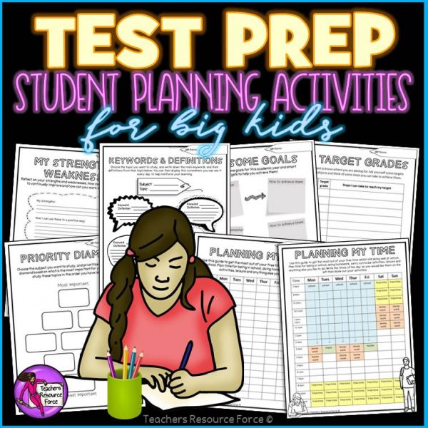 Test Prep: Graphic Organizers and Planning Activities