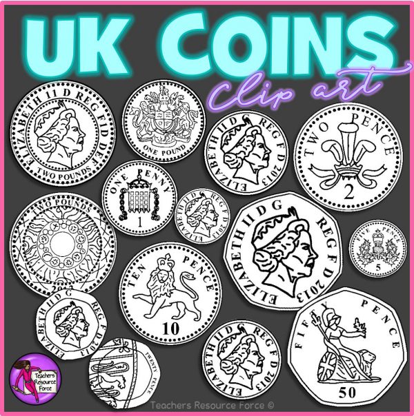 UK coin clip art