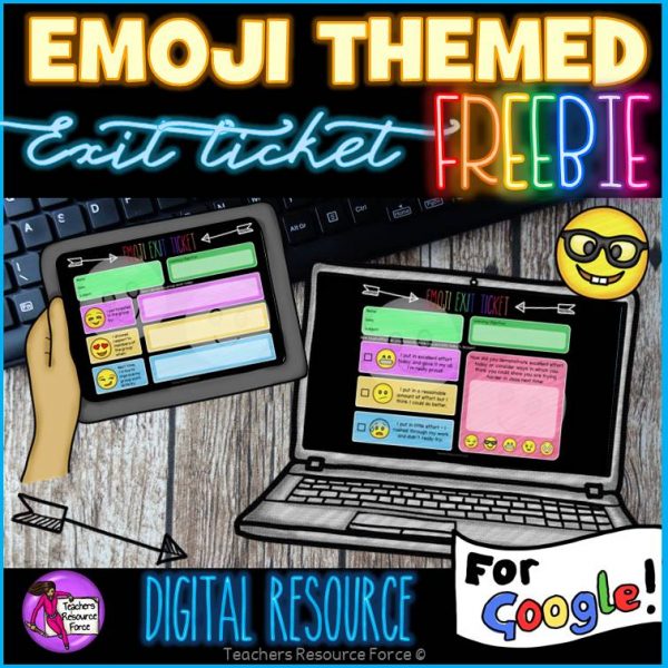 Free Digital Emoji Exit Ticket