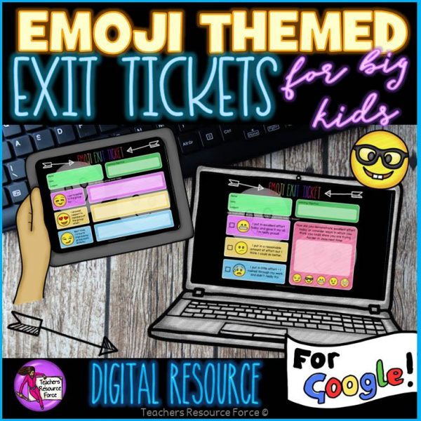 Digital Emoji Exit Tickets
