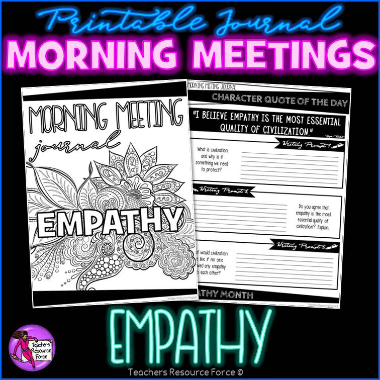 empathy-character-education-morning-meeting-printable-journal-shop