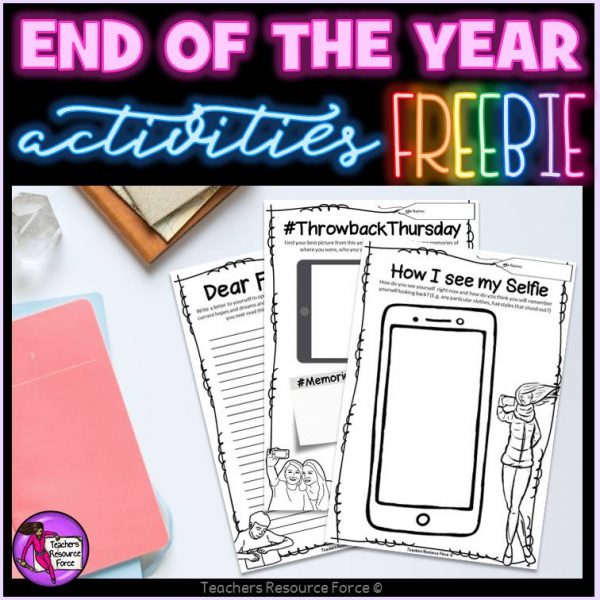 Free End of the Year Printable Activities for Big Kids