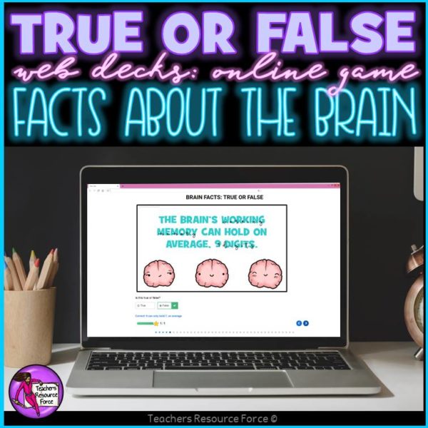 Brain Facts: True or False Online Game