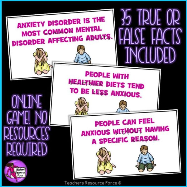 Anxiety Facts: True or False Online Game