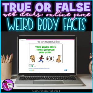 Human Body Facts: True or False Online Game