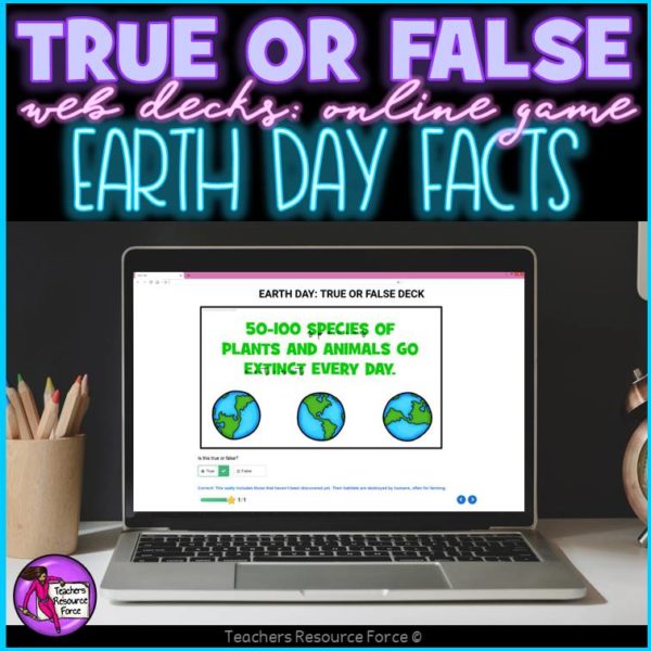Earth Day Facts: True or False Online Game