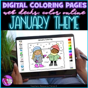 Digital Quote Colouring Pages – January Theme