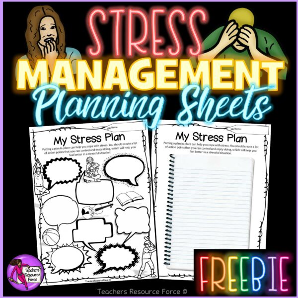 Free Stress Management Planning Sheets