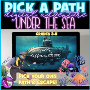 pick a path under the sea digital escape room